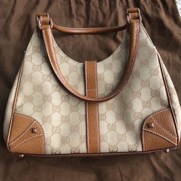 Vintage Gucci Jackie O GG Shoulder Bag - Picture 5 of 15